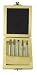 Westward 2LYT2 Carbide Bur Set, Single Cut, 1/4 In, 5 Pcs