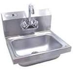 14" x 10" x 5" Wallmount Handsink w/Faucet (16-0001) Category: Kitchen Sinks