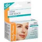 Sally Hansen Creme Hair Bleach for Face, 1.25-Ounce Package (pack of 4)