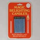 8- Pieces Magic Relighting Candles-Gag gift