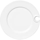 Porcelain Whiteware Crockery Set - Party/Buffet Plate White - 220mm 8 3/4 (Box 6) - ideal for single bites and dips!