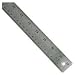 Westcott Stainless Steel Ruler with Cork Back and Hang Hole, 18 Inches, Silver (10417)