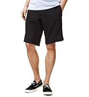 Linen Blend Plain Shorts
