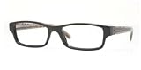 Burberry Eyeglasses BE2066 3177 Black/Demo Lens 52mm
