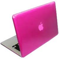 Apple MacBook Air Transparent Pink Hard Shell Case Cover Skin