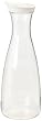 Prodyne J-56-W Acrylic 56-Ounce Juice Jar, White