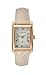 Armani cream dial cream embossed strap watchAR5694