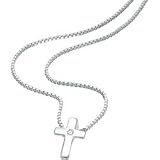 Image of Silver Girls Cross Pendant by D For Diamond