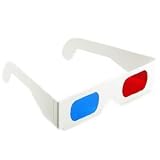 3D Glasses - red and cyan cardboard (3 pairs)