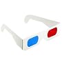3D Glasses - red and cyan cardboard (3 pairs)