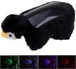 Penguin Pet Animal Pillow Baby Sleep Projection Night Light Luminous Plush Toys Romantic Star Light