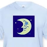 Moon Art - Light Blue Infant Lap-Shoulder Tee (24M)