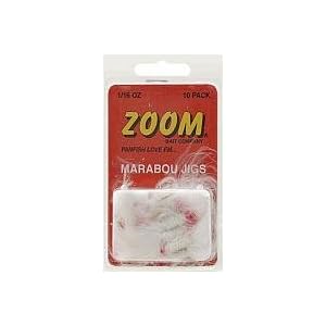 Zoom Marabou Jig 1/16 Fishing Lures Pink White