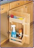 Rev-A-Shelf Wood Door Storage Organizer for 42 Sink Base Cabinets