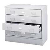 Safco Audio Video Cabinet With Steel Rod Dividers
