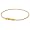 Phiten, Titanium Star Necklace, Gold, 18-Inches
