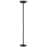 Lite Source LS-80910BLK Basic II 72-Inch 180-Watt Halogen Torchiere Floor Lamp, Black