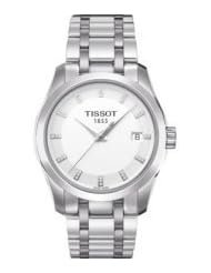 Tissot Couturier Silver Dial Stainless Steel Ladies Watch T0352101101600