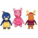 Ty Backyardigans Beanie Baby Set of 5 Beanie Babies (Tyrone, Uniqua, Pablo, Austin & Tasha)