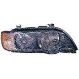 BMW X5 Replacement Headlight Assembly Halogen, w  White Signal Light - Passenger Side by AutoLightsBulbs