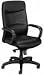 / BSXVL681SP11 / VL680 Series Executive High-Back Chair with Black Leather Upholstery / Sold as 1 EA
