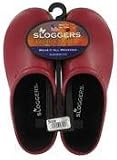 SLOGGERS Women's Premium Garden Clog, Size 9 Cranberry