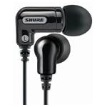 Shure SCL3 Sound Isolating Earphones with Single Wideband MicroSpeakers, Black