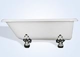 Clawfoot Bathtubs - Monarch Rolltop Acrylic 66-inch Claw Foot Tub by Restoria