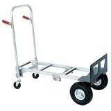 Buy Aluminum convertible hand truck 500 lb capacity platform truck 650 lb capacity