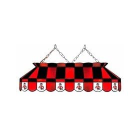 North Carolina State Wolfpack Pool Table Stained Glass Lamp