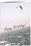Happy Birthday Kiteboarding Card Happy Birthday Kiteboarding Card