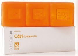 G & H Complexion Bar Soap - Body Series Glycerine & Honey Complexion Bar - The gentle side of clean - perfect for sensitive skin - Three 3 oz. bars