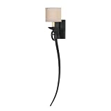 AF Lighting 7133-1W Jessica Candle Base Sconce, Oil Rubbed Bronze with Antique Textured... by 