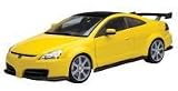 2002 Honda Accord Coupe Yellow Diecast Model 1:18 Die Cast Car