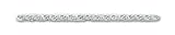 Sterling Silver Figure-8 Link Ankle Bracelet - 10 inch