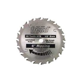 Freud TK006 Avanti 6" 20 Tooth ATB 1/2" Arbor Thin Kerf Circular Saw Blade