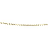 14K Yellow Gold Solid Bead Chain - Length: 18