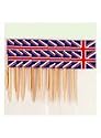 Rule Britannia Union Jack Flag Party Picks - Pack of 30