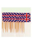 Rule Britannia Union Jack Flag Party Picks - Pack of 30