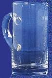 Individually Hand Etched Glass Seahorse Syrup Pitcher 5"H 10 oz Set / 2