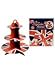 from Partyrama Union Jack Theme 3 Tier Cardboard Cup Cake Stand Model 183-615-PMS-UJT-C