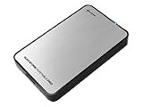 Sharkoon Quickstore Portable extern Festplatte Geh&auml;use SATA 6,4 cm ( 2,5 Zoll) USB 2.0 silber