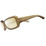 Nike Precocious Sunglasses - Brushed Gold / Amber Silver Flash