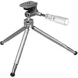Hakuba Digital Table Pod Tripod, with 3-way Pan Head, Titanium Grey, Minimum Height: 4.2 Maximum Height: 11.2 Weight: 6.7 Ounces