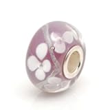 Pandora Chamilia Trollbeads Compatible Sterling Silver Core Murano Glass Slide-on and Slide-off...
