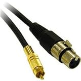 Cables To Go 40055 F/M Pro-Audio Cable (25 Feet, Black)