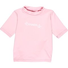 O'Neill Wetsuits Toddler Basic Skins Short Sleeve Rash Tee, Pink, 3