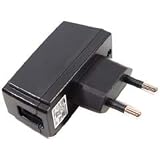 Samsung SAC-46 Digital Camera & MP3 USB Charger for European (220V) Outlet Plug (Round Pin)