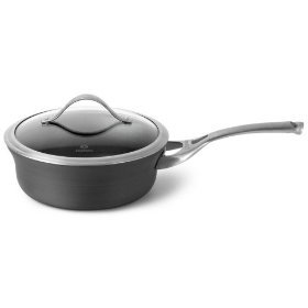 Click here to buy Calphalon 2 1 2 Contemporary Nonstick Shallow Sauce Pan by Calphalon.