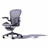 Herman Miller Aeron® Medium PostureFit® Work Chair in Titanium